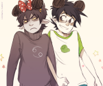  2014 cosplay disney fullres ikimaru john_egbert karkat_vantas stars starter_outfit 