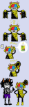 2014 comic dancestors dream_ghost fullres halloweenstuck jaggy_lines kurloz_makara mituna_captor music_note sailorbeefcake scribble_mode skateboard starter_outfit thumbs_up word_balloon