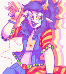  2018 alternate_hair fashion fullres heart hilaletto solo stars trickster_mode vriska_serket 