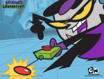  1s_th1s_you 2011 back_angle cartoon_network crossover dexter's_laboratory eridan_ampora everythingstuck fullres image_manipulation smiling_eridan solo starter_outfit text 