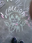  calliope chalk headshot real_life solo turtle-demon 