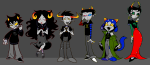 2023 aradia_megido artificial_limb body_modification cat_hat dead_aradia fullres gr1mv4d3r jaggy_lines kanaya_maryam karkat_vantas midair nepeta_leijon robolegs sollux_captor starter_outfit tavros_nitram