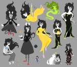  3_in_the_morning_dress battlefield becquerel dead_shuffle_dress dogtier dreamself dress_of_eclectica frogs godtier heart jade_harley jadesprite land_of_wind_and_shade pixel pixelatedcrown planets reminders space_aspect sprite squiddlejacket witch 