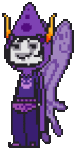 2012 animated bard codtier feastings fullres gamzee_makara glitter godtier pixel rage_aspect scars solo transparent walksprite