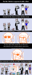 2015 alpha_dave bro comic dave_strider davesprite dirk_strider fullres hat holidaystuck image_manipulation jaggy_lines lil_cal lil_hal phone sailorbeefcake scribble_mode sprite starter_outfit strong_tanktop text thumbs_up