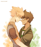  2013 dirk_strider freckles fullres ikimaru jake_english near_kiss no_glasses profile pumpkin_patch redrom shipping starter_outfit 