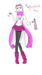 alcohol cocktail_glass crossover madoka_magica roxy_lalonde solo source_needed 
