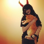  actual_source_needed artificial_limb carrying cats cosplay real_life rudle solo source_needed vriska_serket 