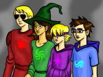  2010 beta_kids blindfold breath_aspect dave_strider fullres godtier hat heir jade_harley john_egbert knight light_aspect nsinned rose_lalonde seer space_aspect speculative_design time_aspect witch 