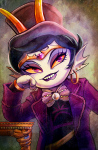  2017 body_modification fashion fullres hat hiveswap official_art pukind solo trizza_tethis 