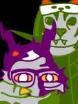 2026 animalstuck blackrom cat_hat catfish eridan_ampora fullres headshot jaggy_lines meme nepeta_leijon no_cape scoundrellyfeline shipping starter_outfit