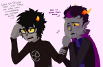  2011 bana blush eridan_ampora fullres glasses_added glassesswap karkat_vantas no_glasses starter_outfit text 