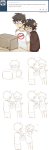  2013 ask back_angle comic food fullres ghostbusters ikimaru john_egbert karkat_vantas sketch starter_outfit sweat text 