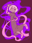  2025 black_squiddle_dress cyj fullres knitting_needles rose_lalonde solo weapon 