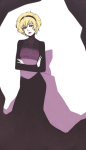  arms_crossed black_squiddle_dress fashion formal prospicle rose_lalonde solo 