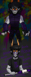  2016 :o) ancestors blood deuce_clubs facial_hair fullres gamzee_makara grand_highblood honk ladysantos30 makaras scars sober_gamzee starter_outfit text 