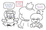  2025 blush cosplay dailyjuniper fullres grayscale john_egbert june_egbert lineart monochrome rose_lalonde sonic_the_hedgehog text thought_balloon thumbs_up transtuck word_balloon 