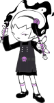  2023 fashion flowers fullres jaggy_lines littlestpetgoth rose_lalonde solo thorns_of_oglogoth transparent 