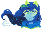 2021 crying dogtier drawthiere fullres godtier headshot heart jade_harley space_aspect stars text witch