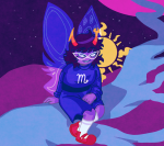  2023 aranea_serket aspect_symbol dancestors dream_ghost fullres landoffreaksandfrogs light_aspect sitting solo stars starter_outfit trees wings_only 