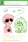   ask communism con_heir dave_strider grimdorks jade_harley kid_symbol leverets red_baseball_tee redrom shipping starter_outfit text word_balloon zodiac_symbol 