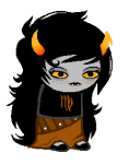 2013 alternate_hair au bloodswap freckles fullres jaggy_lines kanaya_maryam sleuthinglicorice solo sprite_mode