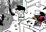 2012 ? animated beerinabox biscuits broken_source cans card clover crowbar eggs felt fin fullres hat image_manipulation imp jack_noir jaggy_lines john_egbert quarters sawbuck sitting spade spades_slick spirograph starter_outfit stitch this_is_stupid trace underlings war_chest