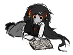  2026 aradia_megido book fullres lying muwwwsky sketch solo starter_outfit 