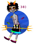 2011 animals body_modification cuttlefish emoticon feferi_peixes freckles fullres grubscars madammonkey no_shirt psidon's_entente rule63 solo starter_outfit transparent underwater 
