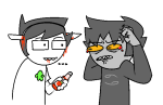  ... 2023 among_us blackrom communism crabcakesdaily crossover crying food fullres hat jaggy_lines john_egbert karkat_vantas shipping starter_outfit 