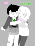  2025 bromance fullres ghostedtea hug jaggy_lines jake_english roxy_lalonde starter_outfit text wonk 