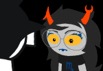  2022 animated back_angle fullres jaggy_lines john_egbert starter_outfit vriska_serket wut ymi 