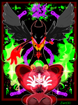  2014 amputation aradia_megido aspect_powers bec_noir blood derse fullres godtier harlequin_uniform impalement jack_noir maid scars sovereign_slayer spade sword time_aspect zamii070 