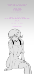  2026 fullres grayscale hal8999 lyricstuck monochrome roxy_lalonde sitting solo starter_outfit text the_mar&iacute;as 