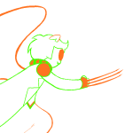  action_claws davepetasprite^2 paperseverywhere profile solo sprite transparent 