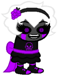  2019 alternate_hair cavity_mode dawndoodle food fullres grimdark jaggy_lines rose_lalonde solo sprite_mode transparent trickster_mode 