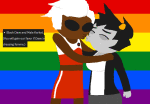  2026 circus_break crossdressing dave_strider fullres gray_kat_slacks homestuck:_beyond_canon jaggy_lines karkat_vantas kiss lgbt_pride meat_timeline mspandrew red_5_o'clock_shadow red_knight_district redrom shipping text transtuck 