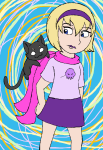  2009 darlimondoll fullres jaggy_lines mauve_squiddle_shirt rose&#039;s_pink_scarf rose_lalonde vodka_mutini 