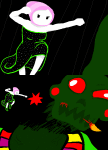  2015 3_in_the_morning_dress animated blood epilepsy_warning fullres jaggy_lines lord_english midair ms_paint strife swimmingferret 