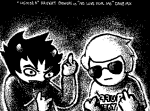 2024 crossover dave_strider david_bowie dmx fullres grayscale karkat_vantas monochrome red_knight_district shipping text tgcg the_finger 