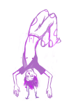  contortion gamzee_makara monochrome slaves solo upside_down 