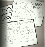 2010 ace_dick beverage candy_corn fullres grayscale mspandrew official_merch pickle_inspector problem_sleuth problem_sleuth_(adventure) team_sleuth text unpleasant_note