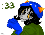  2011 cat_hat cupcakekyo emoticon fullres headshot jaggy_lines nepeta_leijon solo starter_outfit 