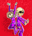 2012 brendasartstuff dancing dave_strider dreamself fullres panel_redraw rose_lalonde siblings:daverose