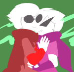  2016 broken_source dave_strider dirk_strider fullres godtier heart_aspect hug jaggy_lines knight pastiche prince profile redlament time_aspect 