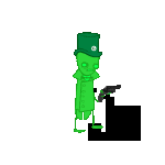 2016 animated die felt flash_asset fullres gun jaggy_lines poinko solo sprite_mode transparent weapon