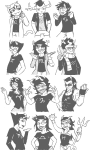 2011 alternians aradia_megido artificial_limb cat_hat dead_aradia equius_zahhak eridan_ampora eyepatch feferi_peixes fullres gamzee_makara grayscale jaggy_lines kanaya_maryam karkat_vantas nepeta_leijon nsfw_source planetofjunk psidon&#039;s_entente sollux_captor starter_outfit tavros_nitram terezi_pyrope text vriska_serket