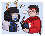  2016 aranea_serket blackrom blue_ladies body_modification book crocker_corruption dancestors fullres godtier jane_crocker life_aspect maid mindfang_dress shipping spade specialsari tiaratop word_balloon 