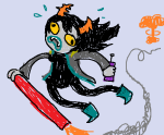 2015 fantroll fullres jaggy_lines midair rocket_board sailorbeefcake scribble_mode solo