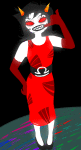  2026 animated blood fullres ham0naa jaggy_lines kanaya's_red_dress no_glasses rainbow_drinker terezi_pyrope 